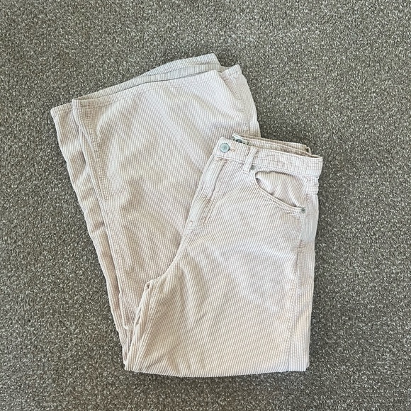 Free People Light pink corduroy wide-leg Pants - Picture 2 of 8